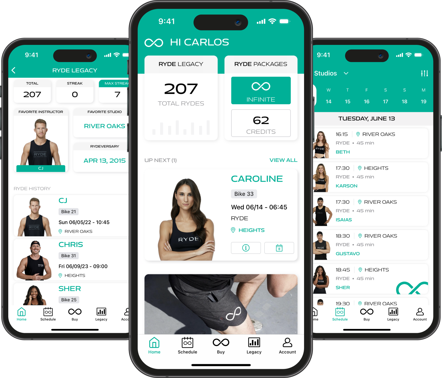 Next Generation Indoor Cycling Houston, Texas RYDE